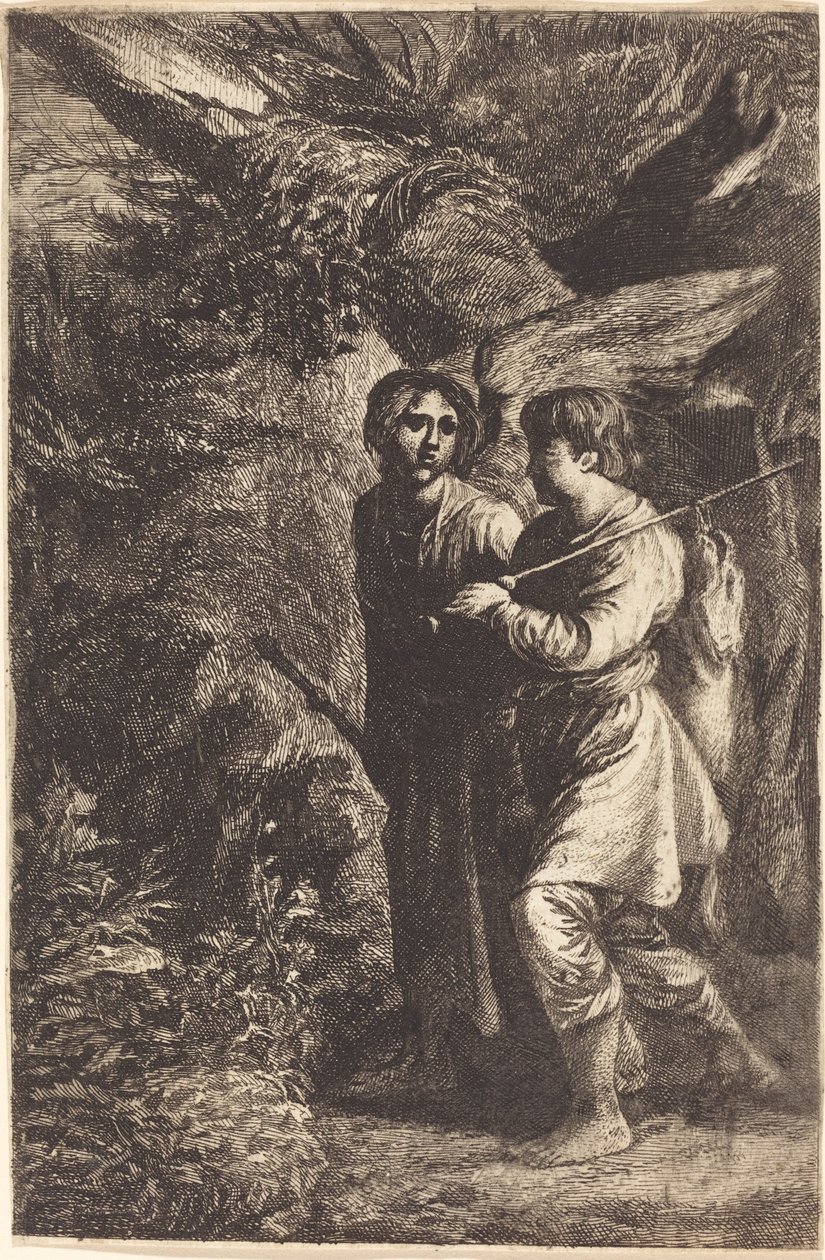 Tobias och ängeln av Adam Elsheimer