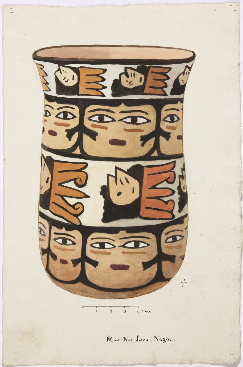 Vas från Nazca, Peru av Adela Breton