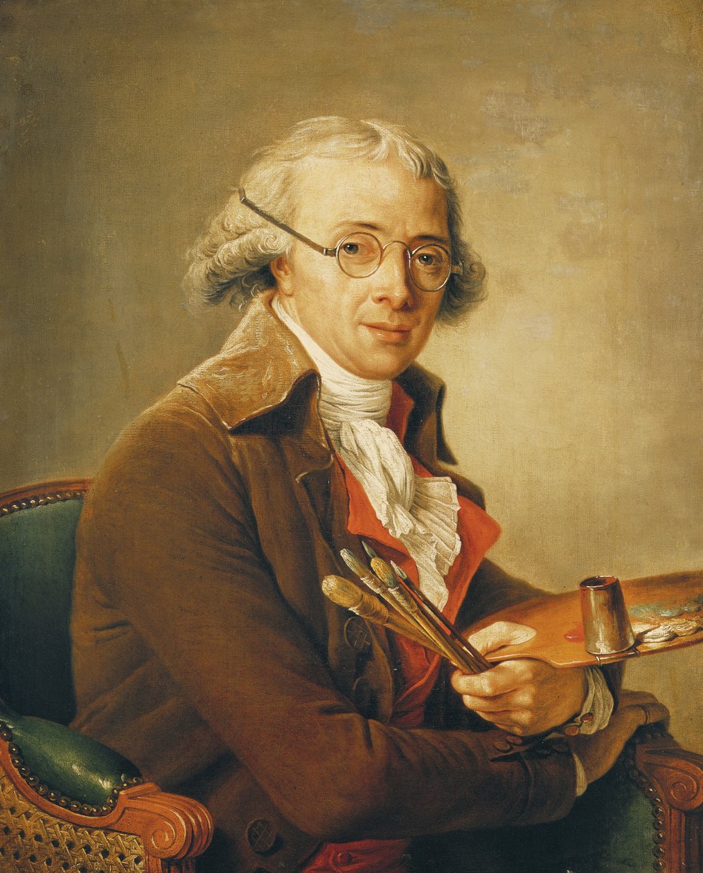 Porträtt av Francois-Andre Vincent (1746-1816) av Adelaide Labille Guiard