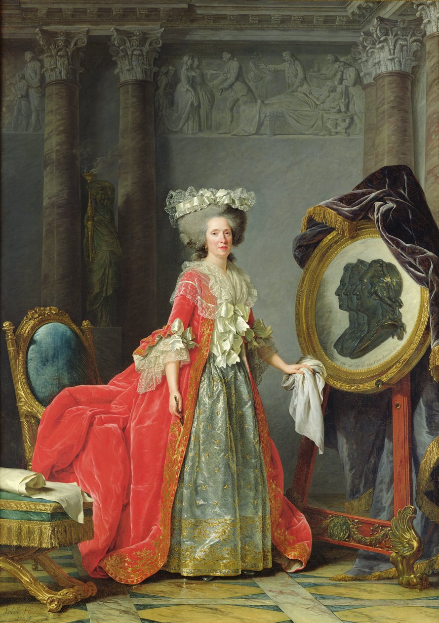 Porträtt av Adelaide av Frankrike av Adelaide Labille Guiard