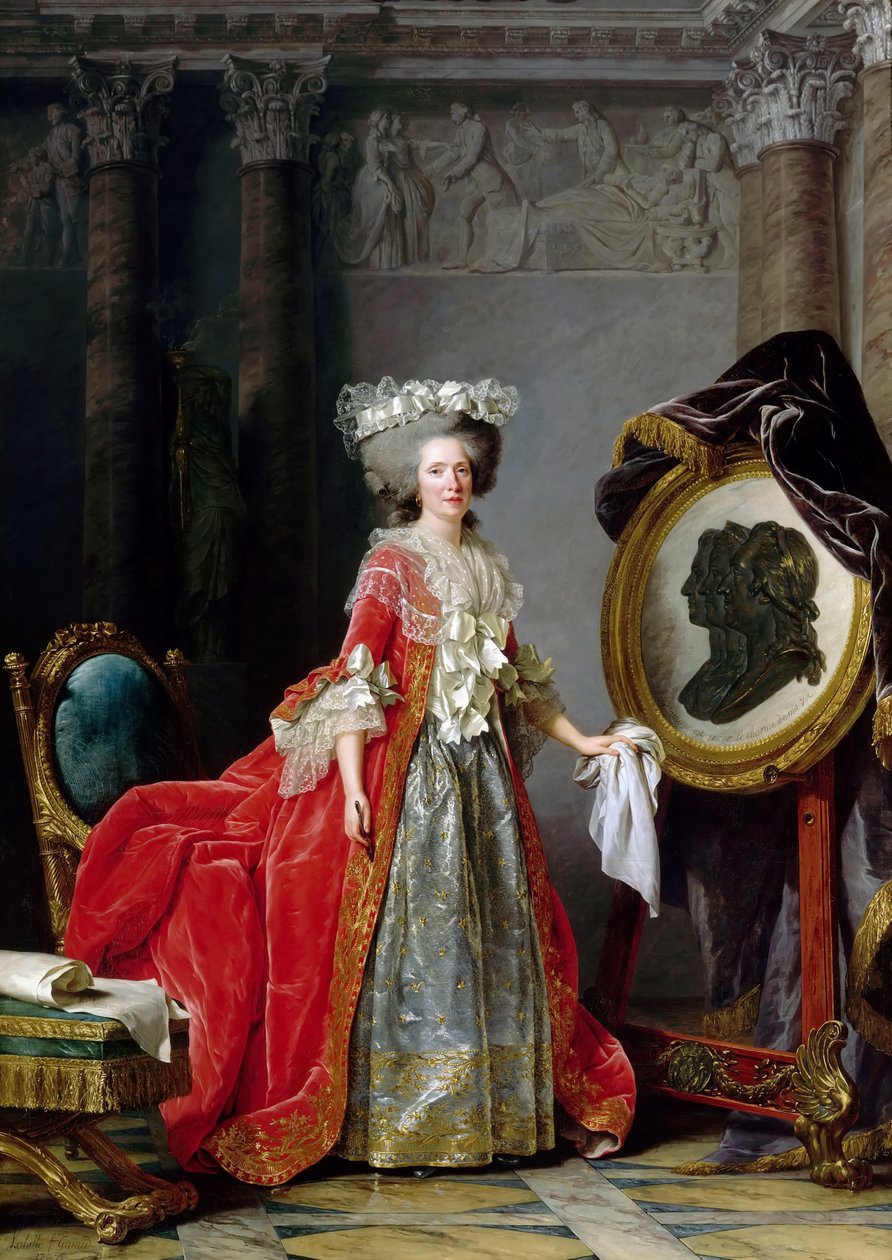Prinsessan Marie Adelaide av Frankrike 1732-1800 av Adelaide Labille Guiard