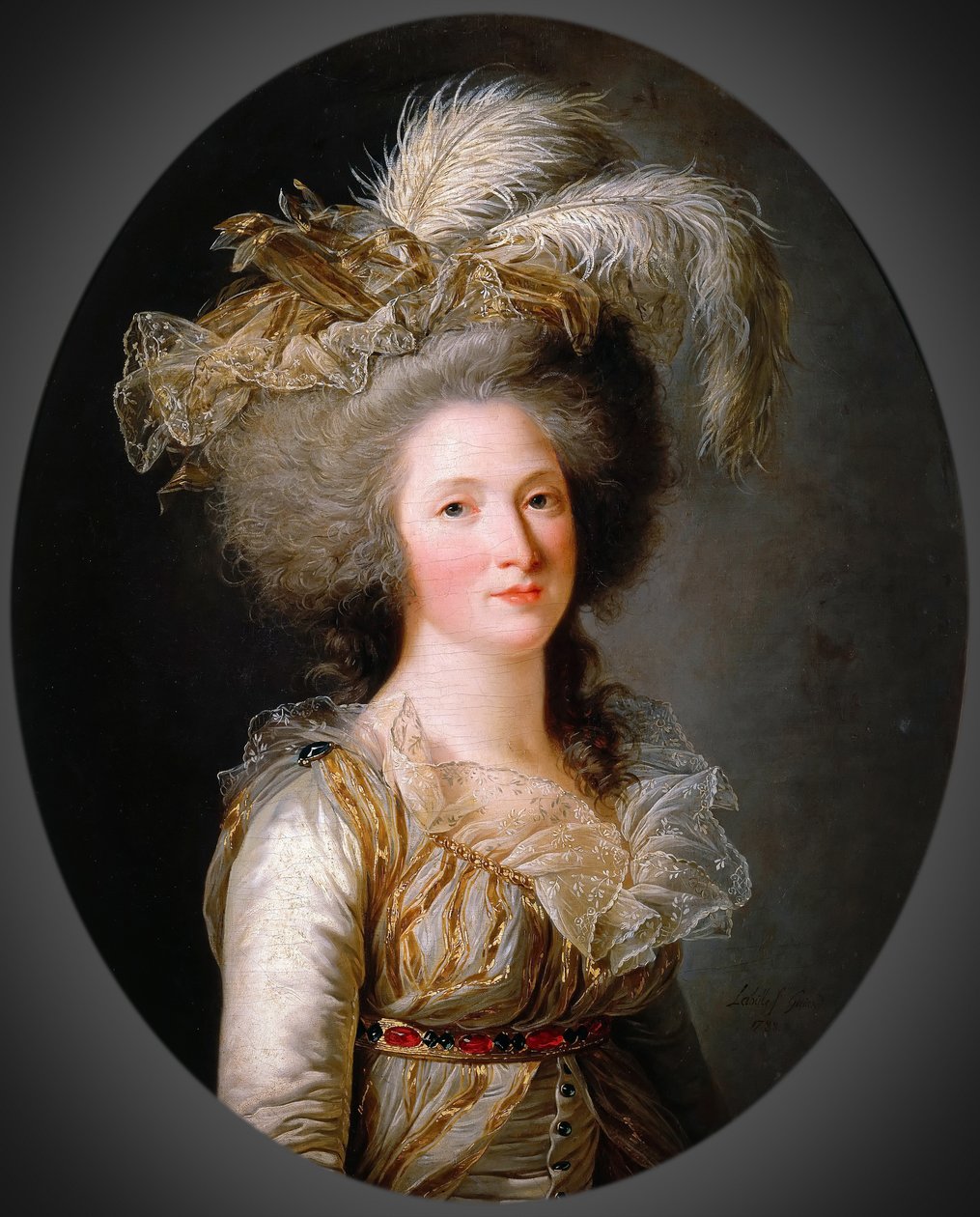 Elisabeth Philippine Marie Helene de Bourbon av Adelaide Labille Guiard
