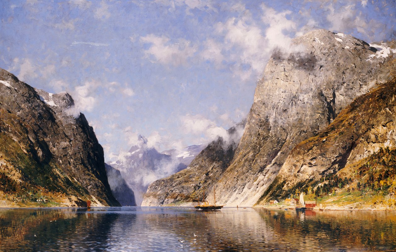 En norsk fjord av Adelsteen Normann
