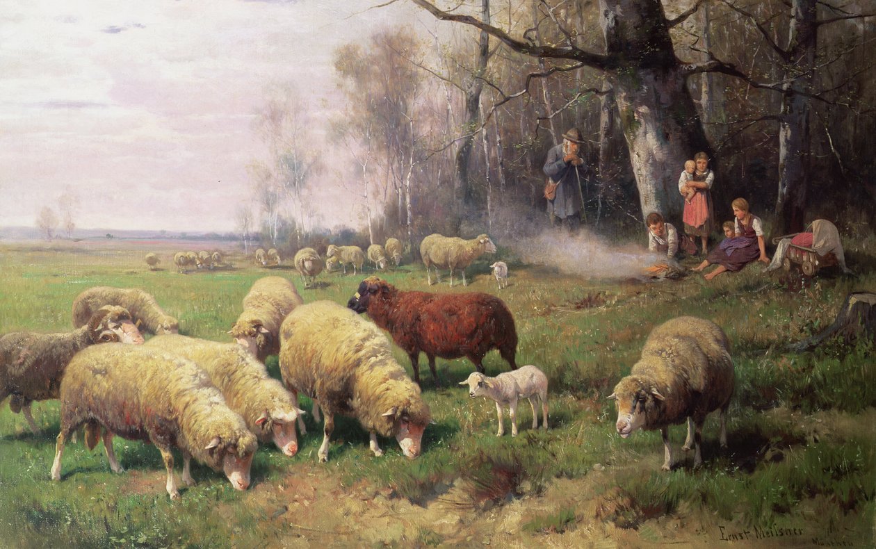 Herdens familj av Adolf Ernst Meissner