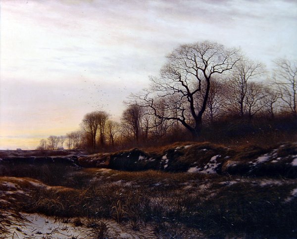 En vinterdag av Adolf Alfred Larsen