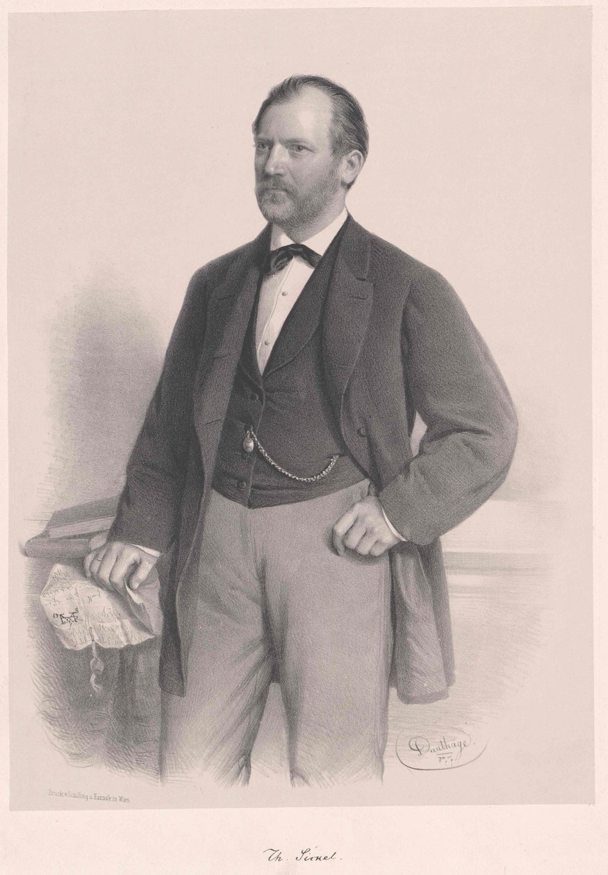 Theodor riddare Sickel av Adolf Dauthage