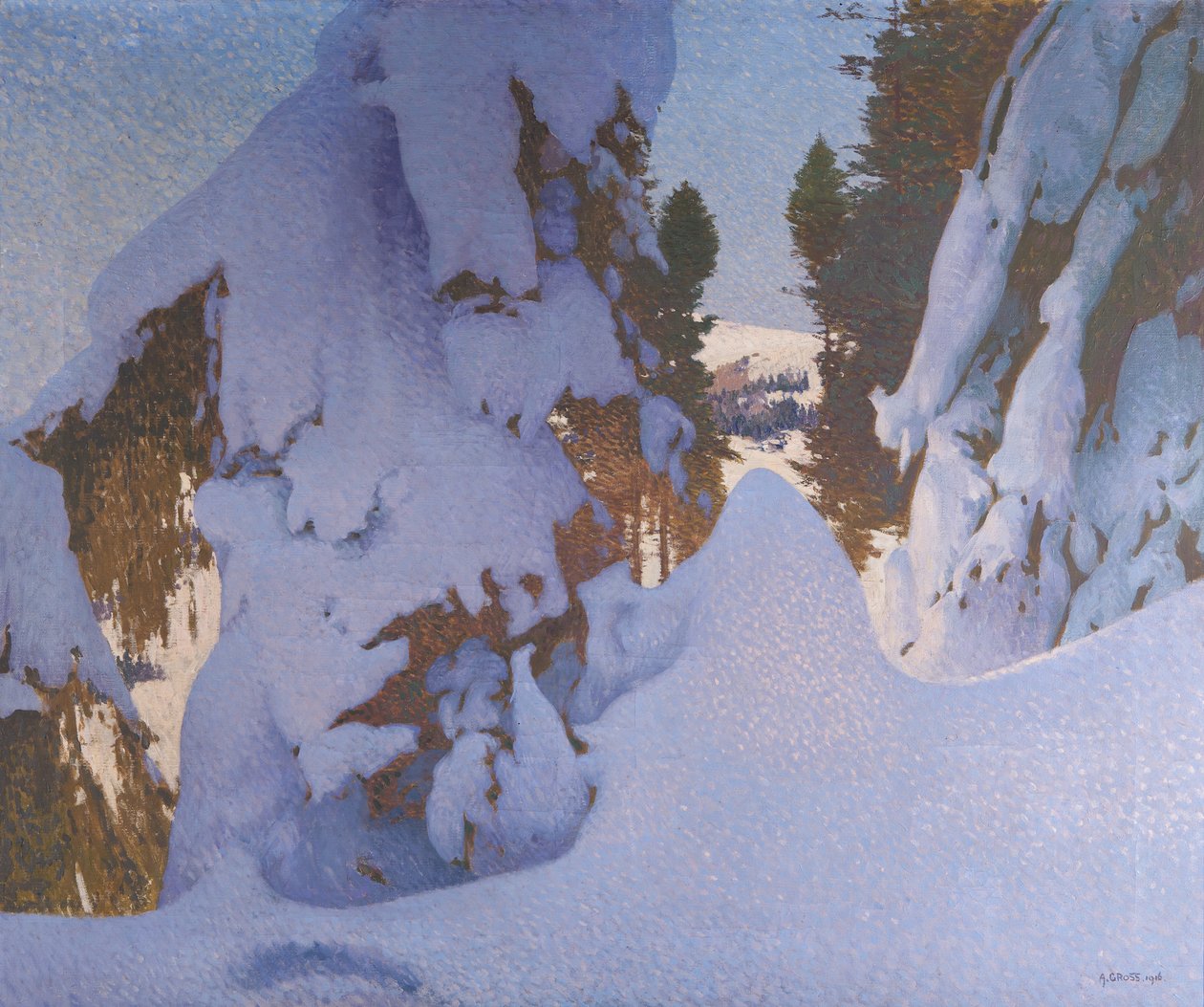 Vinter av Adolf Gross