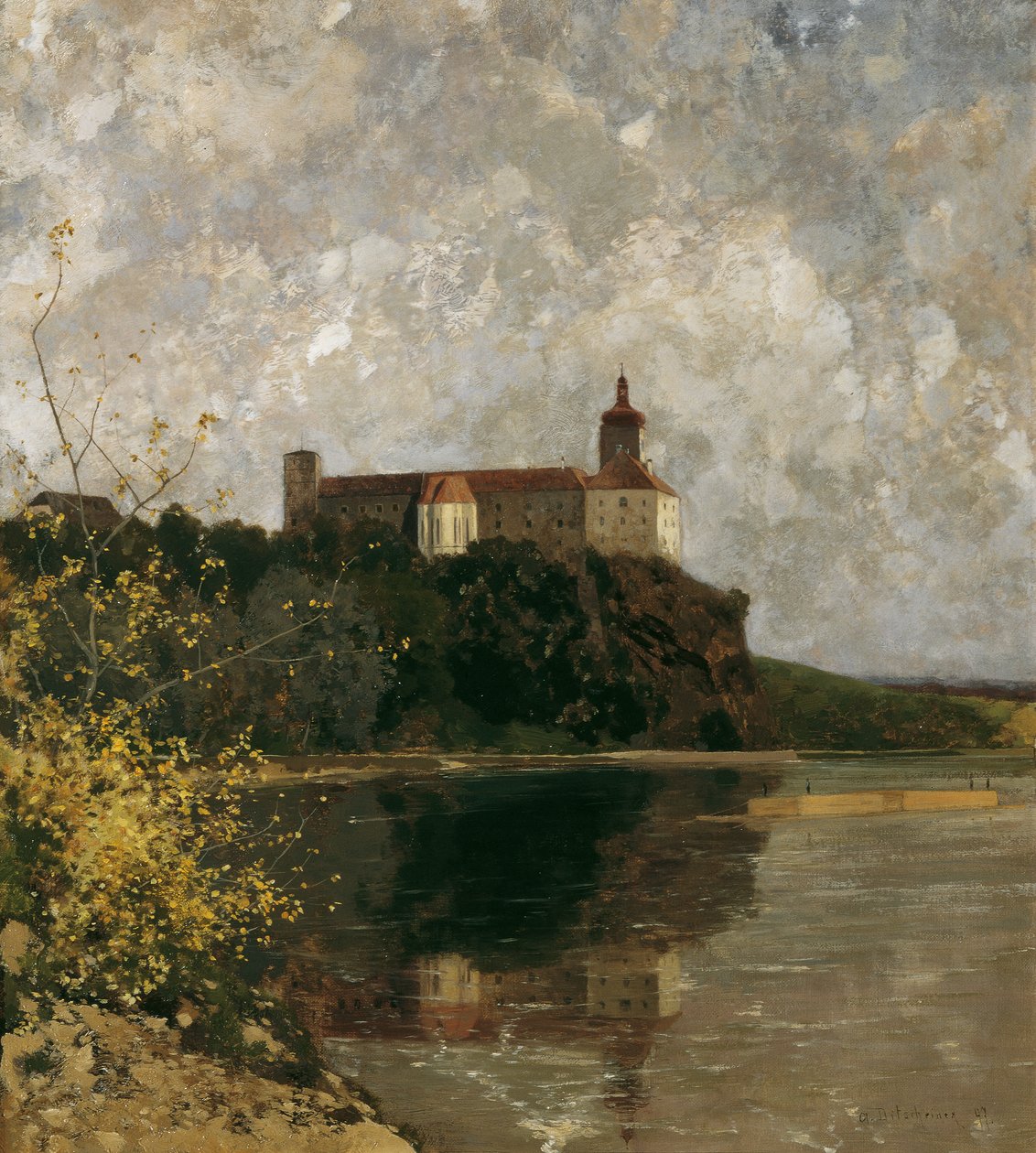 Persenbeugs slott av Adolf Gustav Ditscheiner
