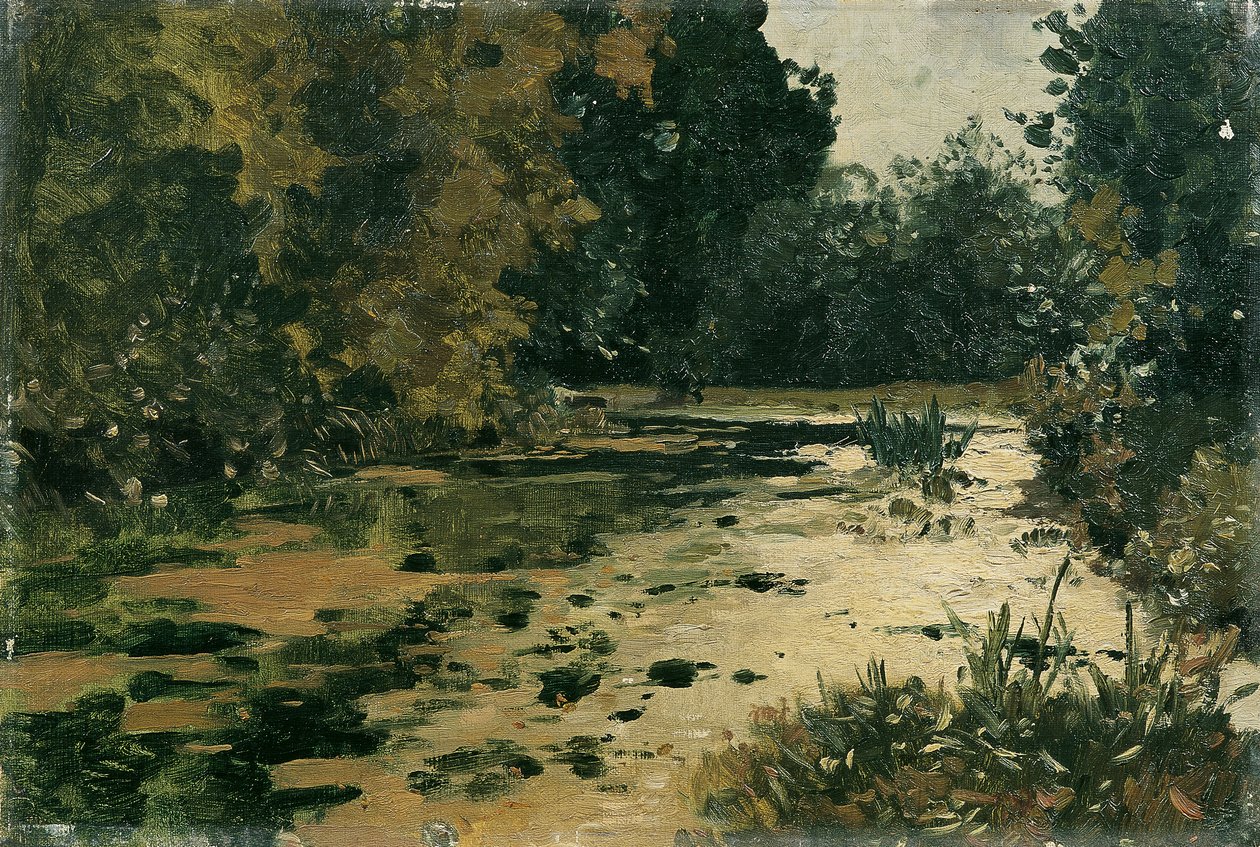 Waldtümpel av Adolf Gustav Ditscheiner