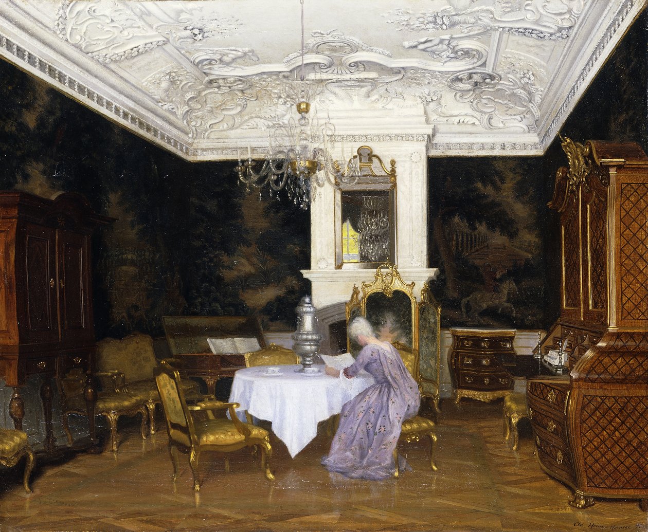 Fredensborg av Adolf Heinrich Hansen