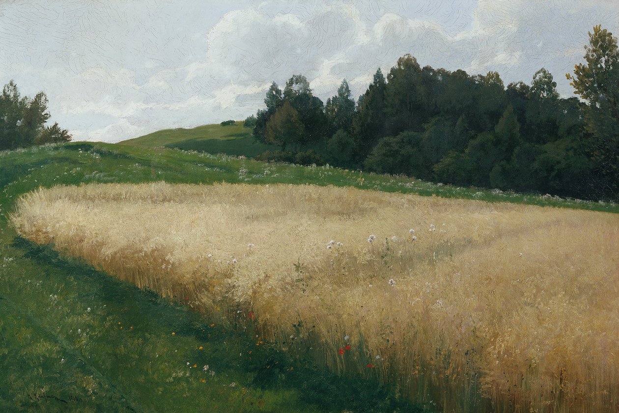 Havrefältet av Adolf Kaufmann