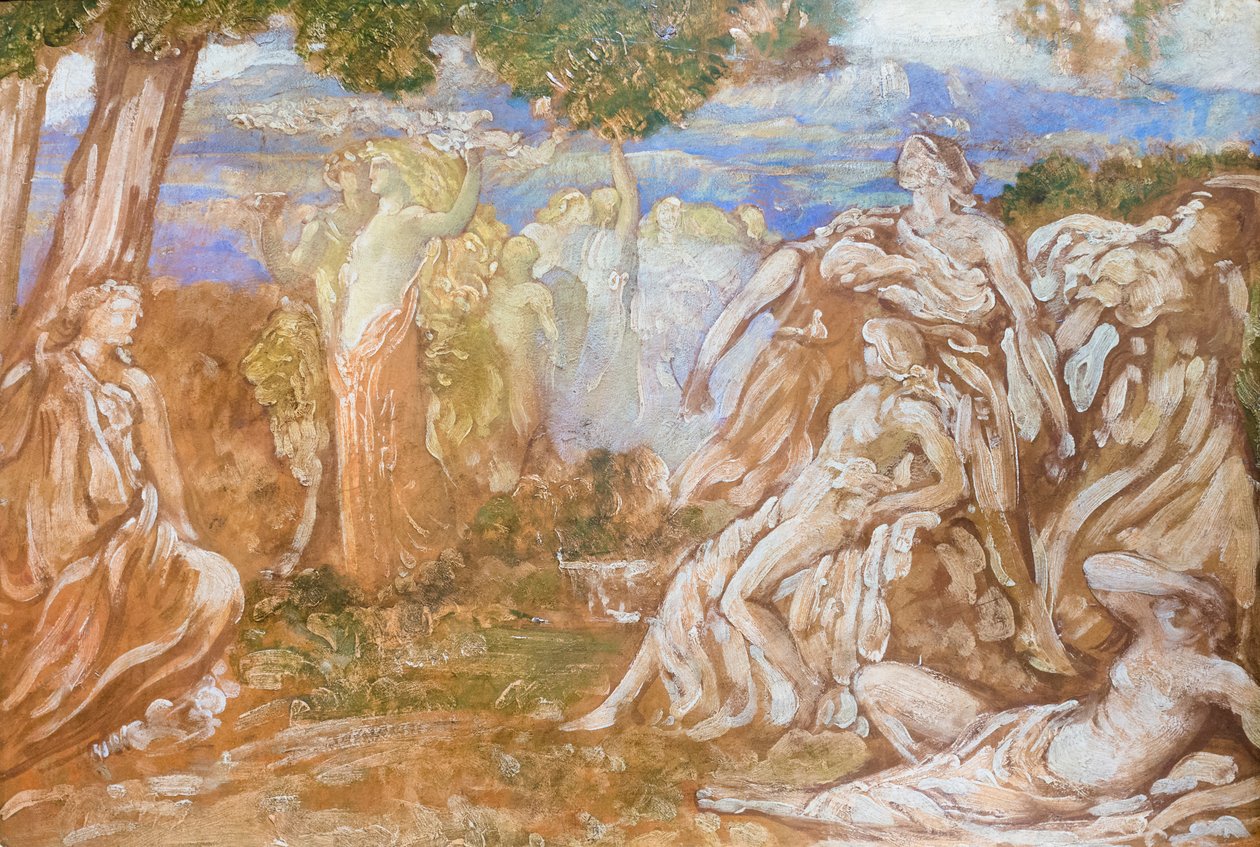 Venus och Adonis av Adolfo de Carolis