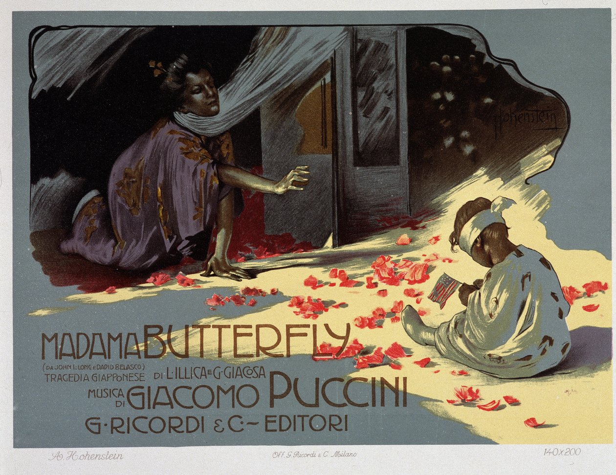 "Madame Butterfly" av Puccini av Adolfo Hohenstein