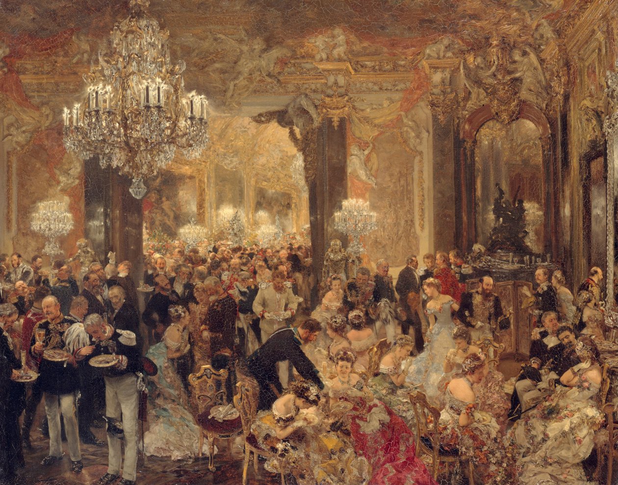 Bollen souper av Adolph Menzel