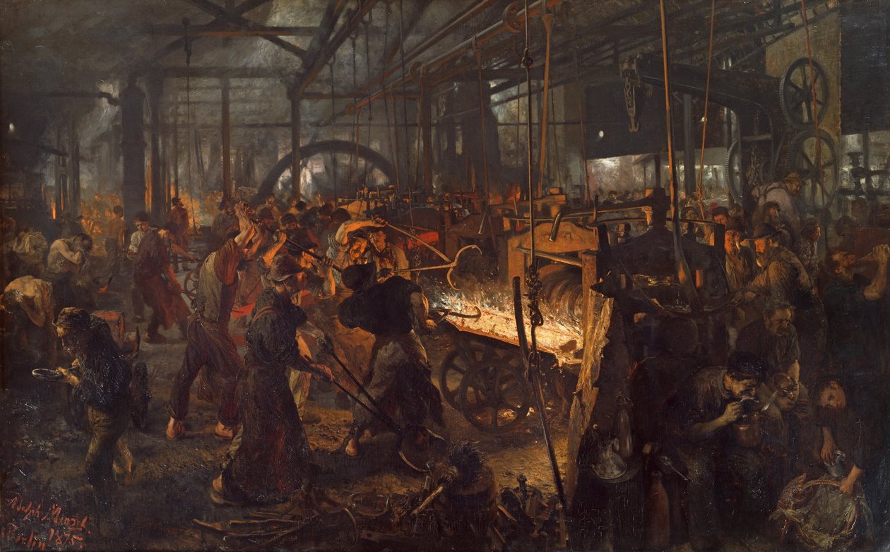 Järnvalsverk av Adolph Menzel