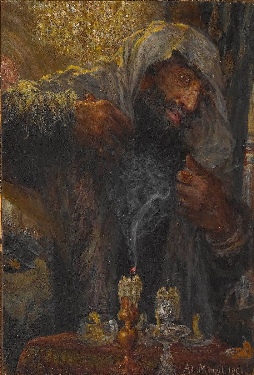 Ende des Versöhnungsfestes av Adolph Menzel