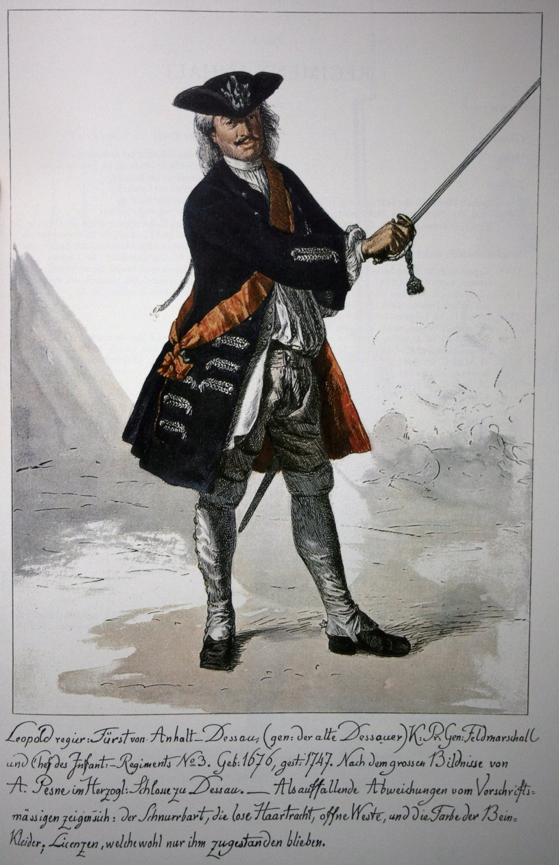 Prince of Anhalt-Dessau  av Adolph Menzel