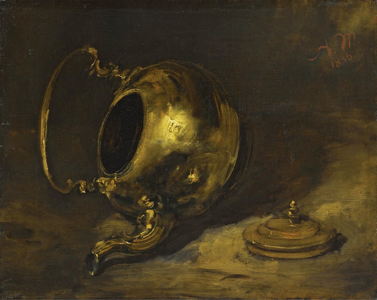 Umgestürzter Teekessel  av Adolph Menzel