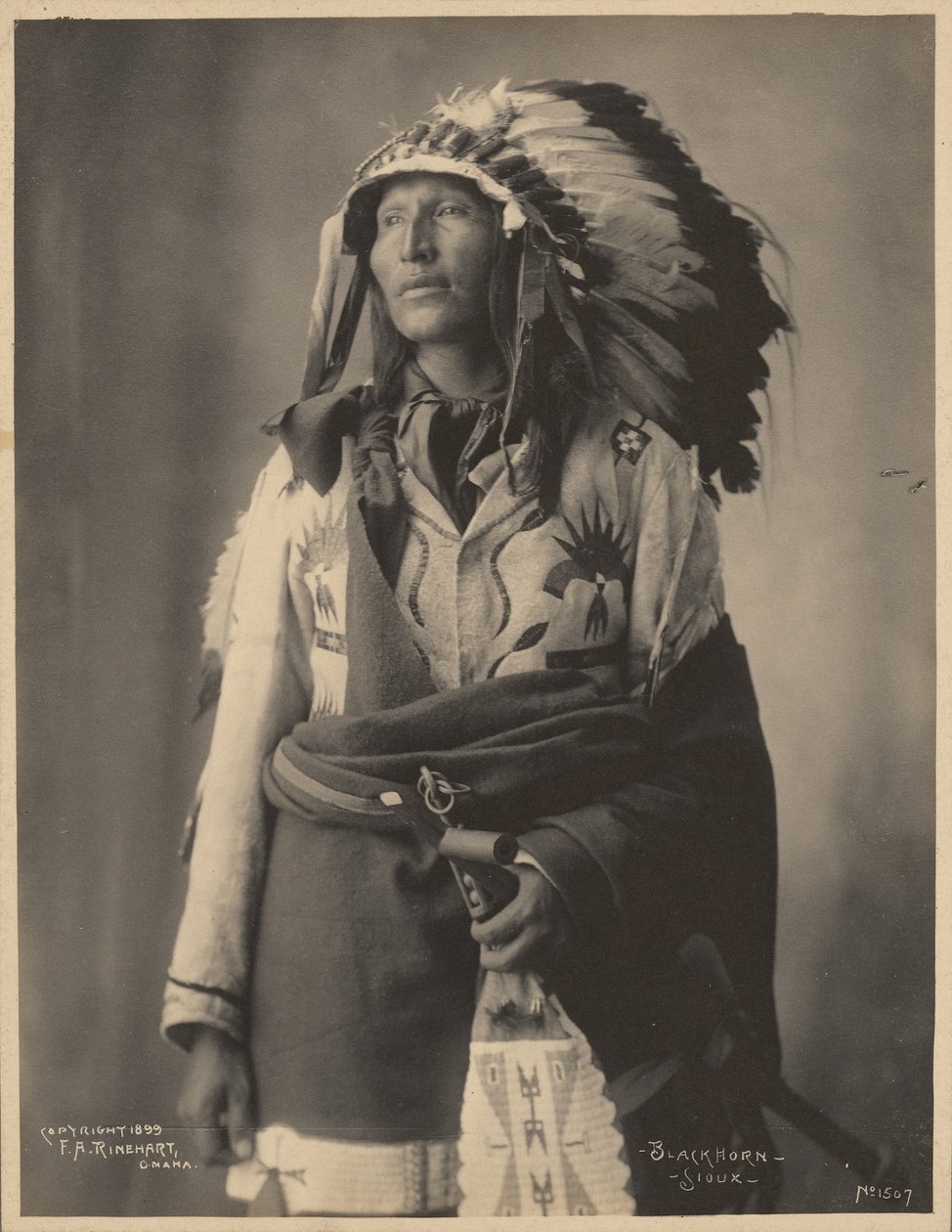 Blackhorn, Sioux av Adolph F. Muhr