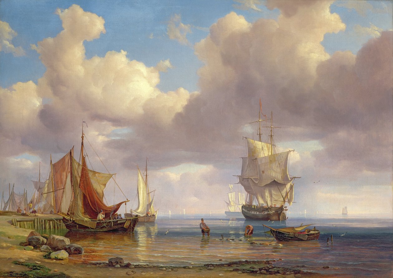 Lugnt hav av Adolph Friedrich Vollmer