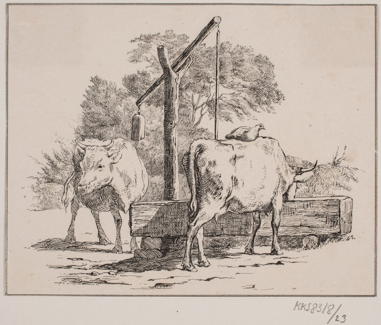 Hönan och kon av Johan Adolph Kittendorff