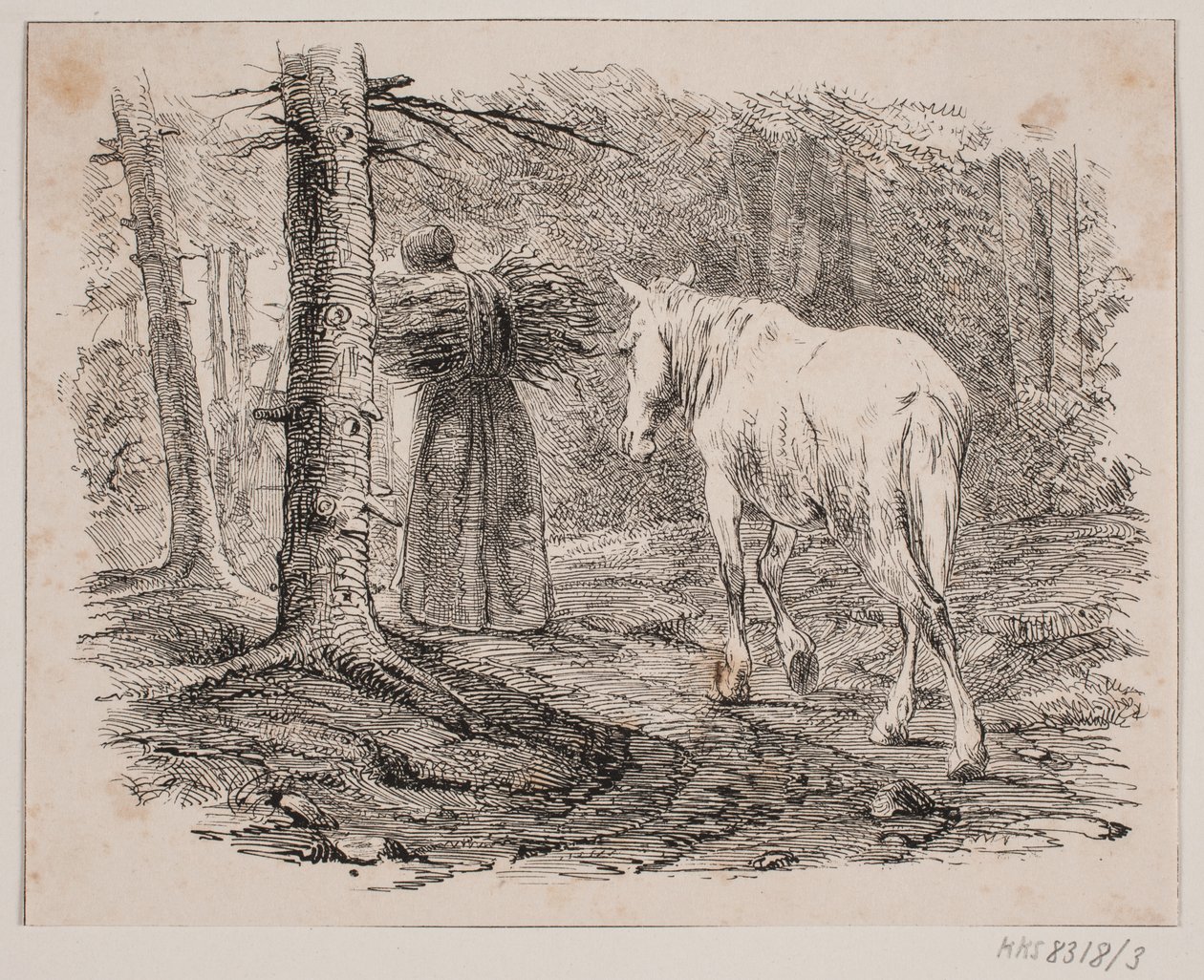 Hustrun och hästen av Johan Adolph Kittendorff
