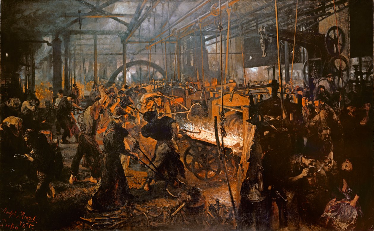 Järnvalsverket av Adolph Menzel