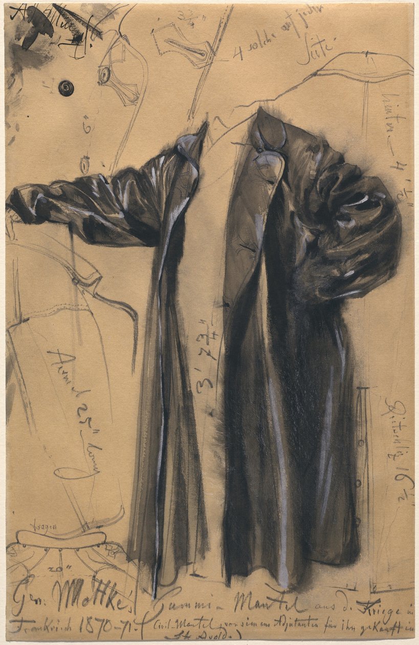 General Moltkes vattentäta kappa av Adolph Menzel