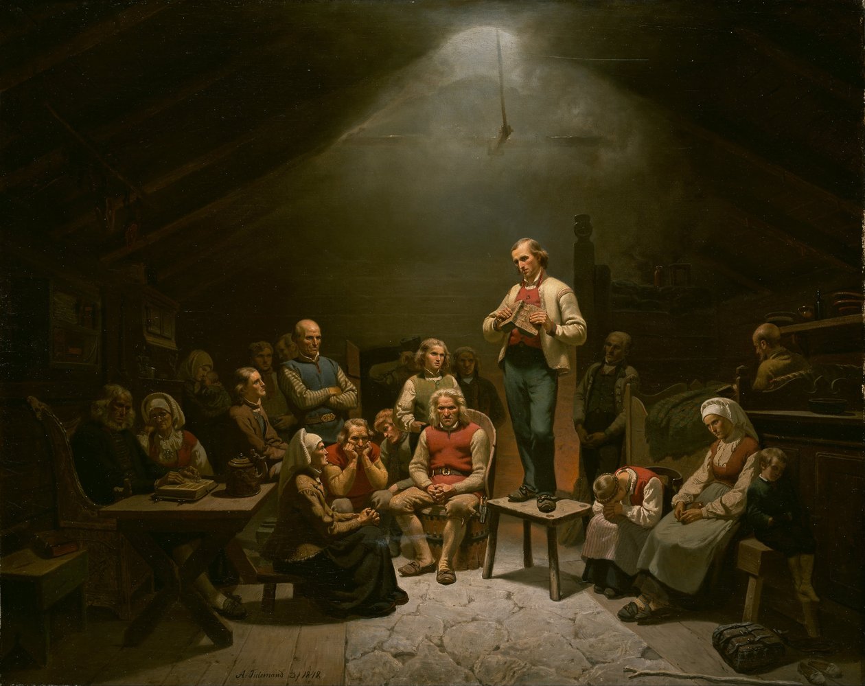 Haugianere av Adolph Tidemand