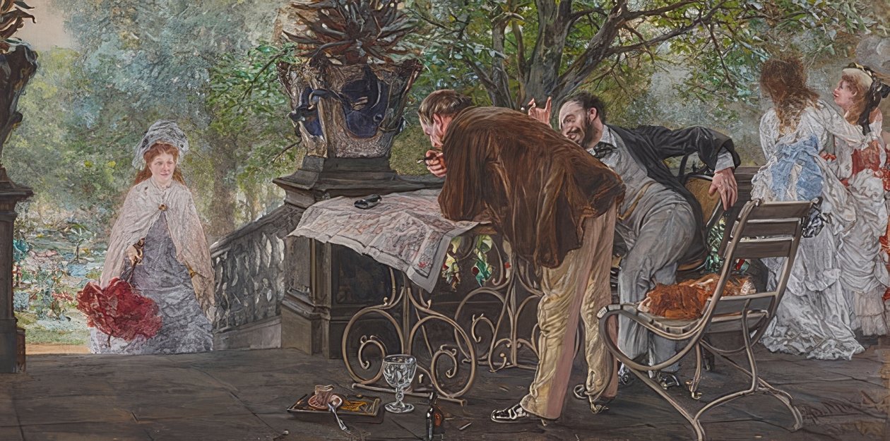 Reseplaner. 1875 av Adolph Menzel