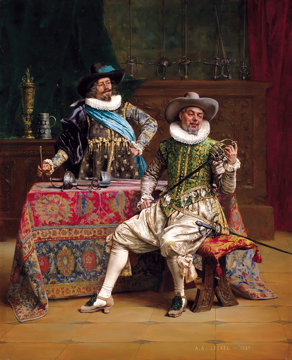 Kungens rustmästare av Adolphe Alexandre Lesrel