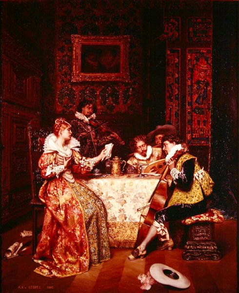 Musikfesten av Adolphe Alexandre Lesrel