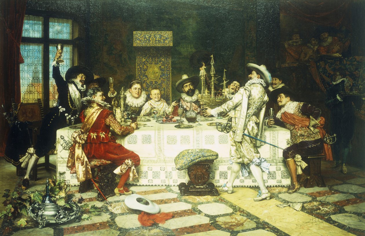 Prinsens födelsedagsfest av Adolphe Alexandre Lesrel