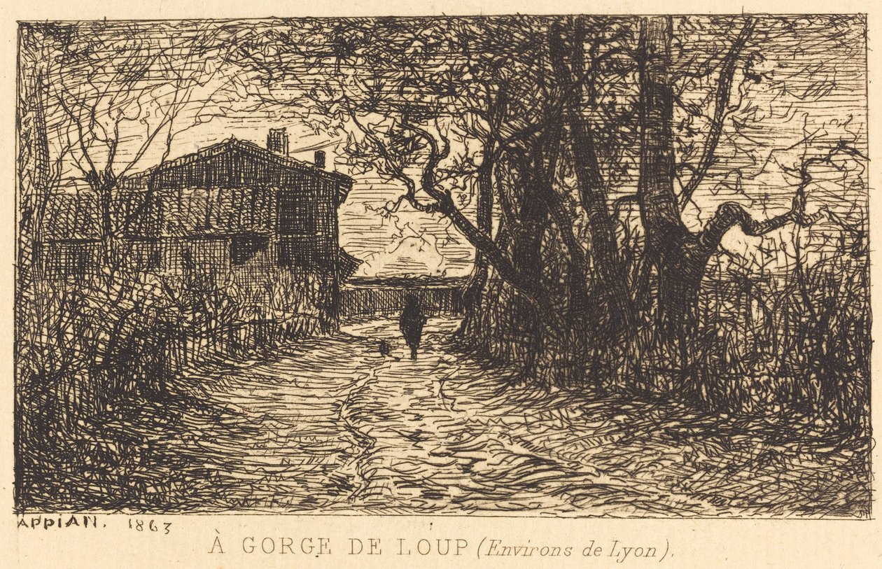 Vid Gorge de Loup av Adolphe Appian