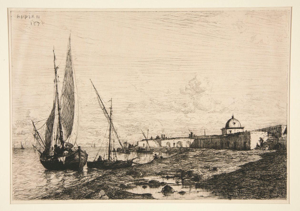 Hamnen i Sanremo av Adolphe Appian
