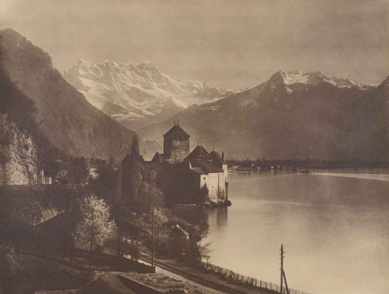 Slottet Chillon av Adolphe Braun