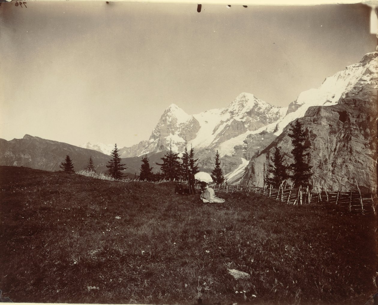 Landskap, Schweiz av Adolphe Braun