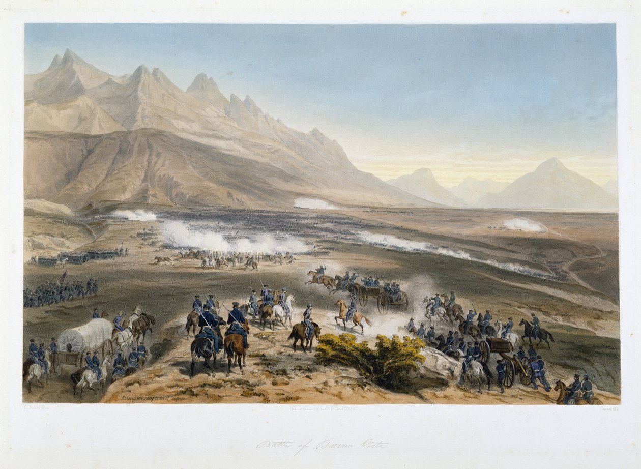 Slaget vid Buena Vista av Adolphe Jean Baptiste Bayot