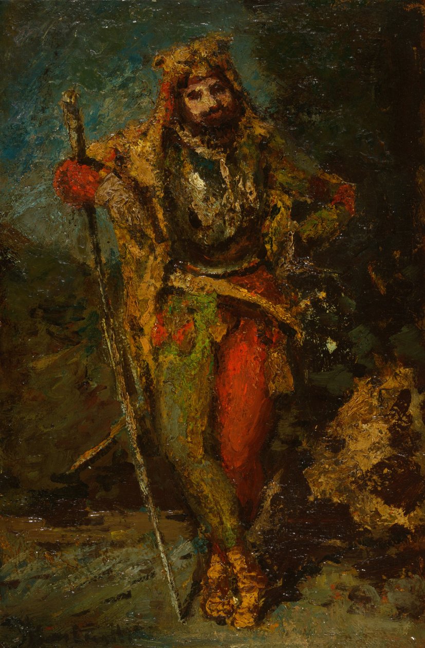 Mefisto från Operan Faust av Adolphe Joseph Thomas Monticelli