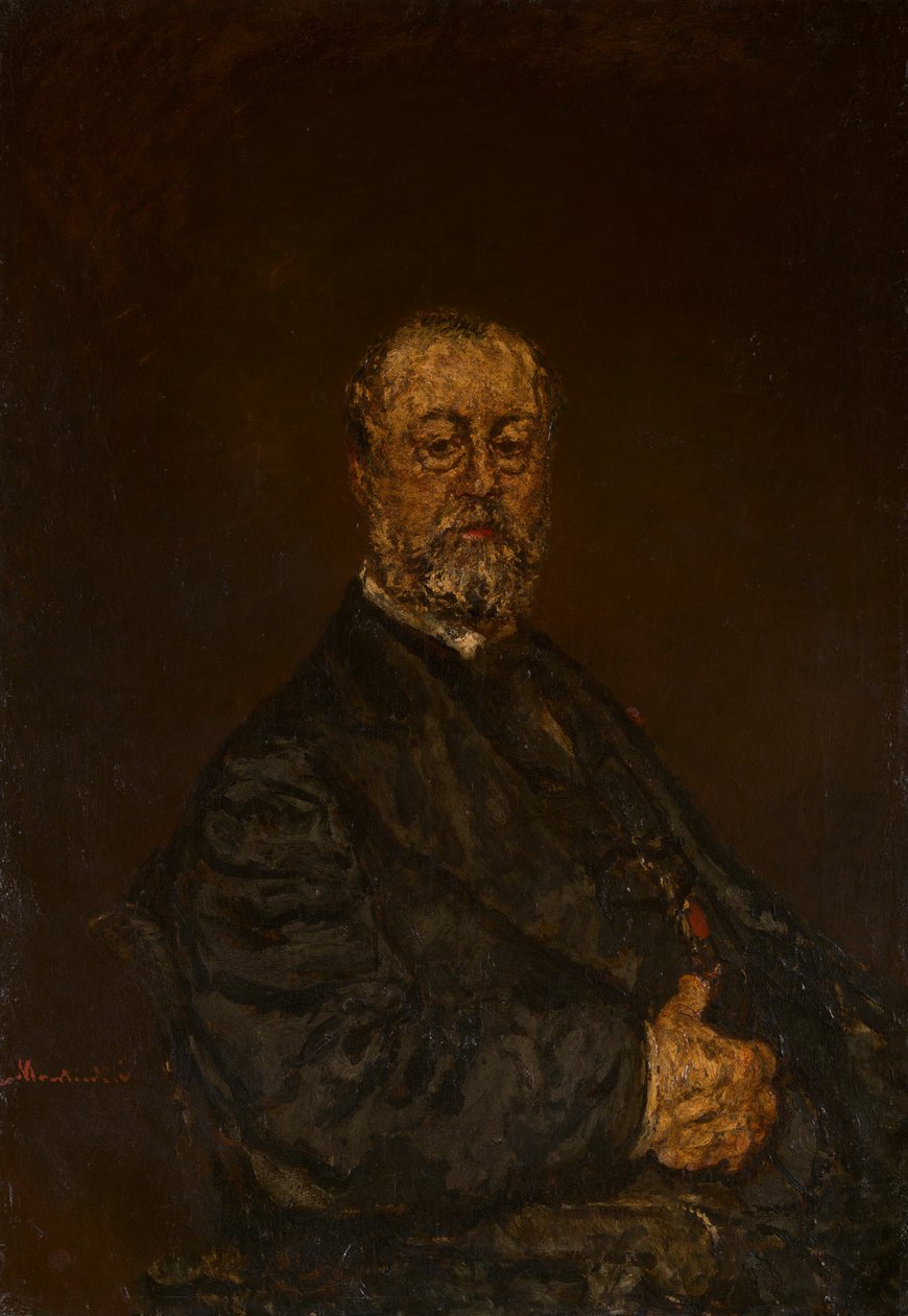 Porträtt av Monsieur Rouland av Adolphe Joseph Thomas Monticelli