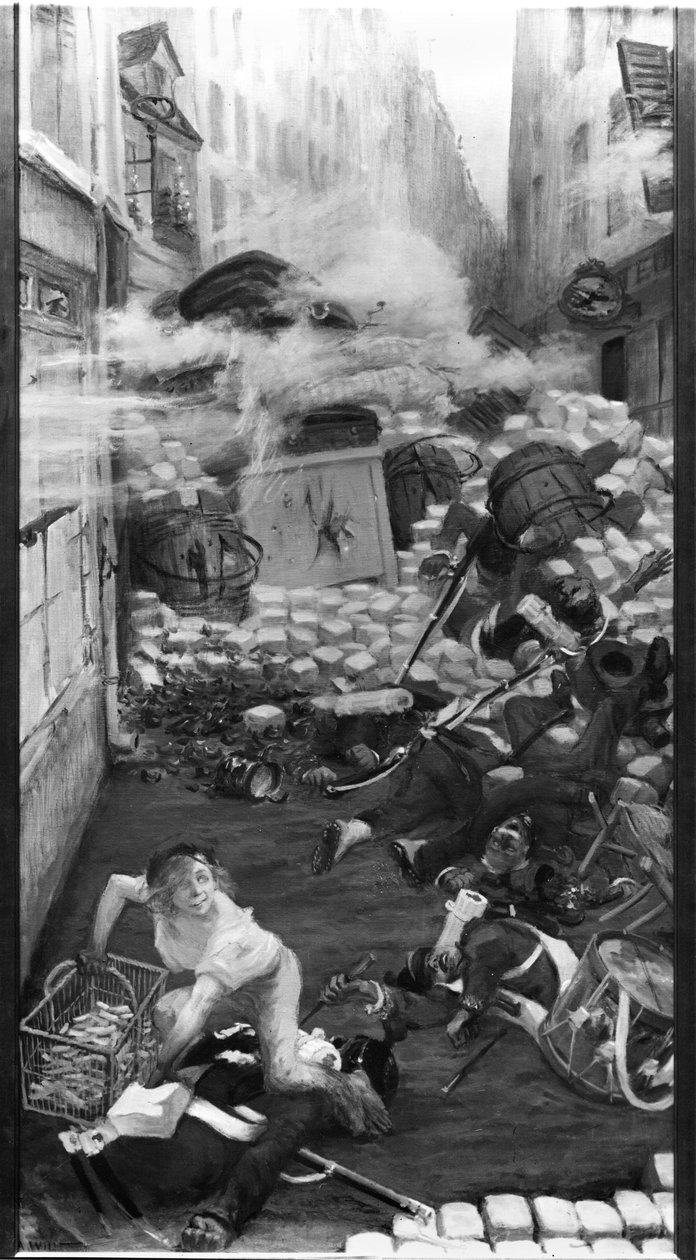 Gavroche Kukusanya Cartridges swed av Adolphe Leon Willette