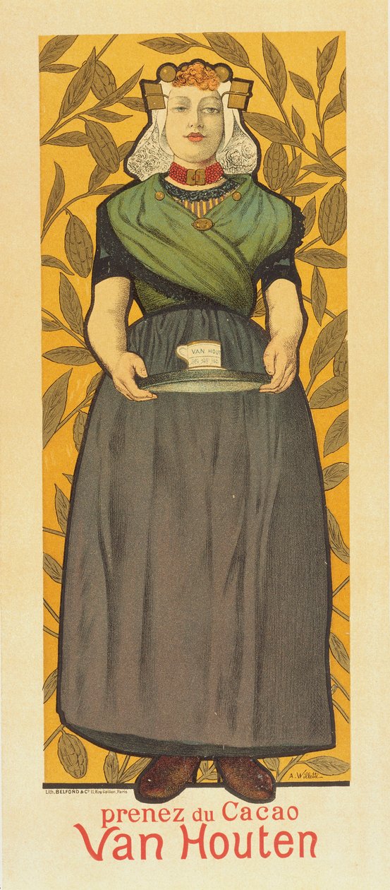 Prenez du Cacao Van Houten av Adolphe Leon Willette