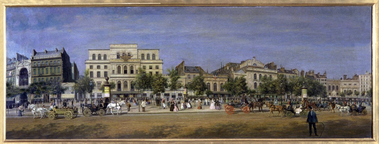 Paris, Boulevard du Temple av Adolphe Martial Potemont