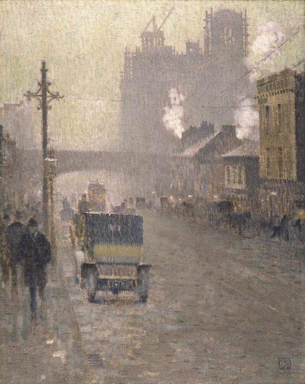 Oxford Road, Manchester av Adolphe Valette