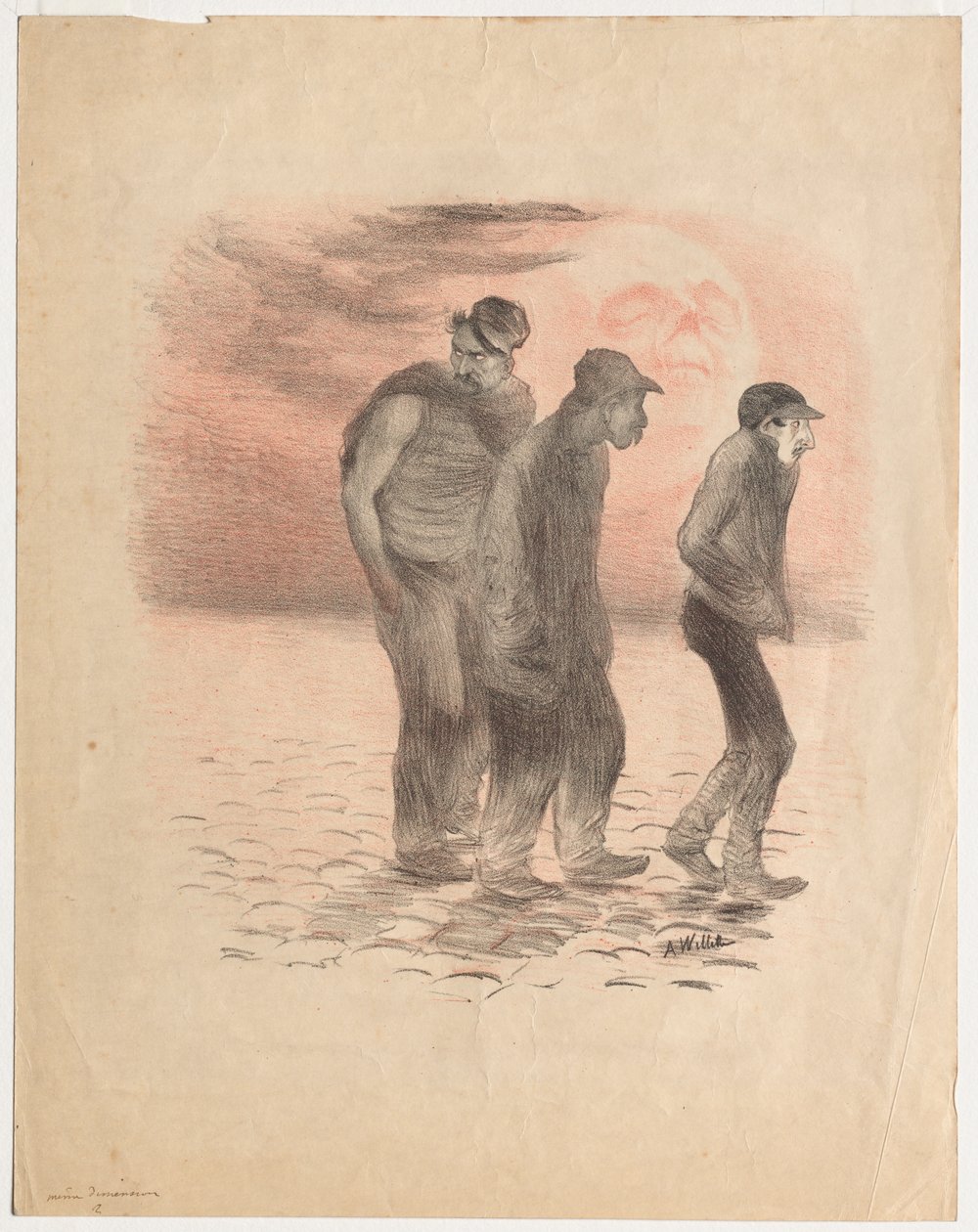 Parisscener och mördare av Adolphe Willette