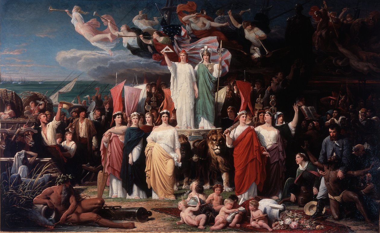 Genius av Amerika av Adolphe Yvon