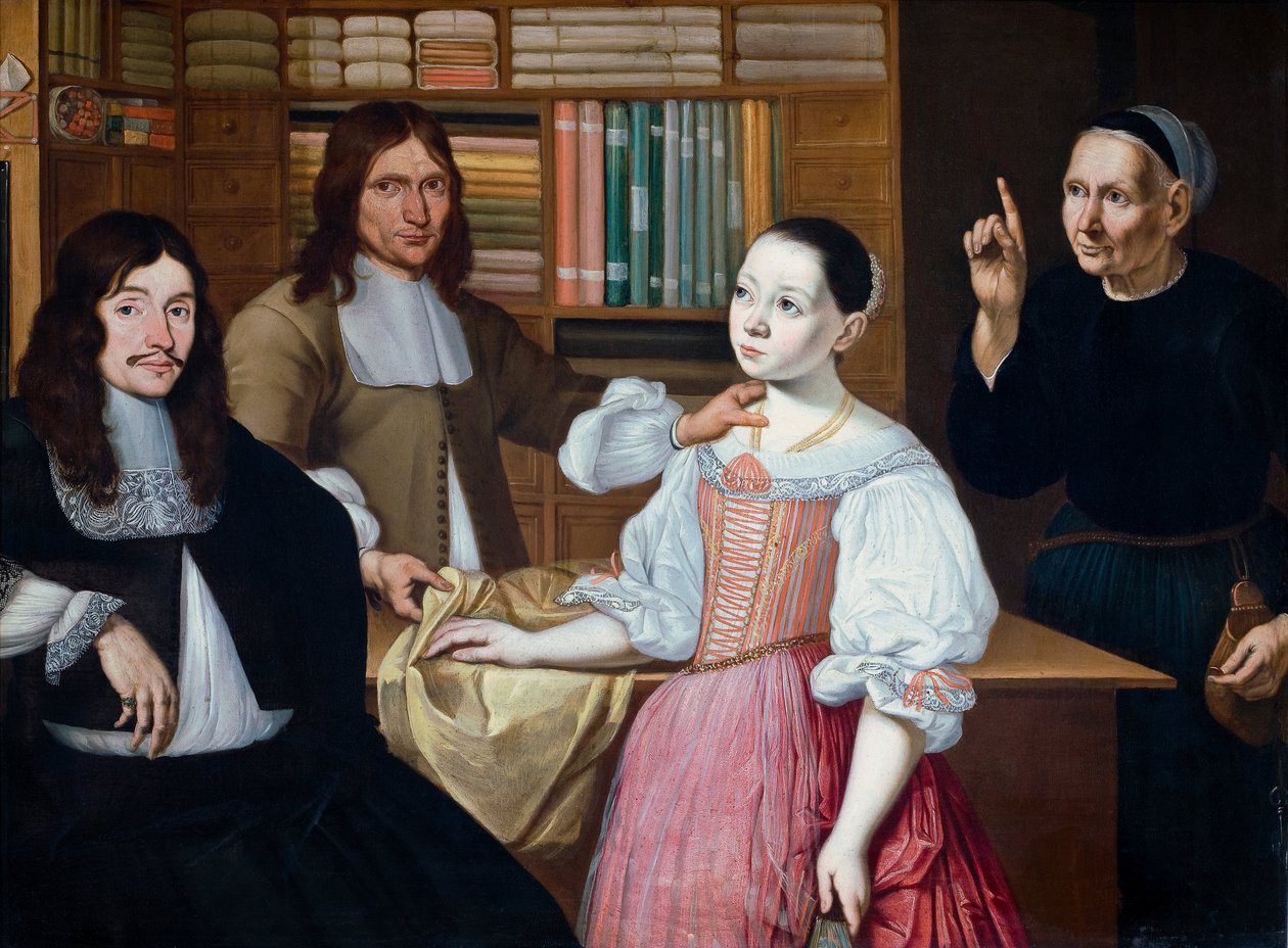 I Draper´s Shop av Adriaan Bloemaert