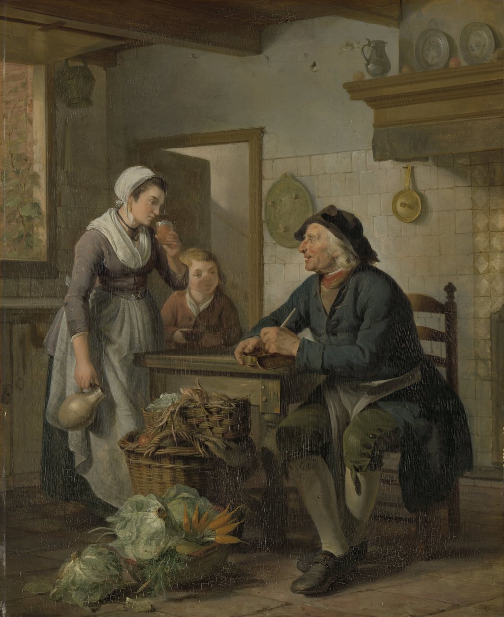 Morgonbesök av Adriaan de Lelie