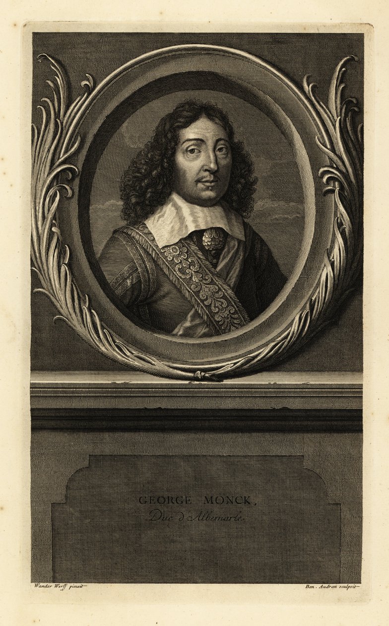 George Monck av Adriaan van der (after) Werff