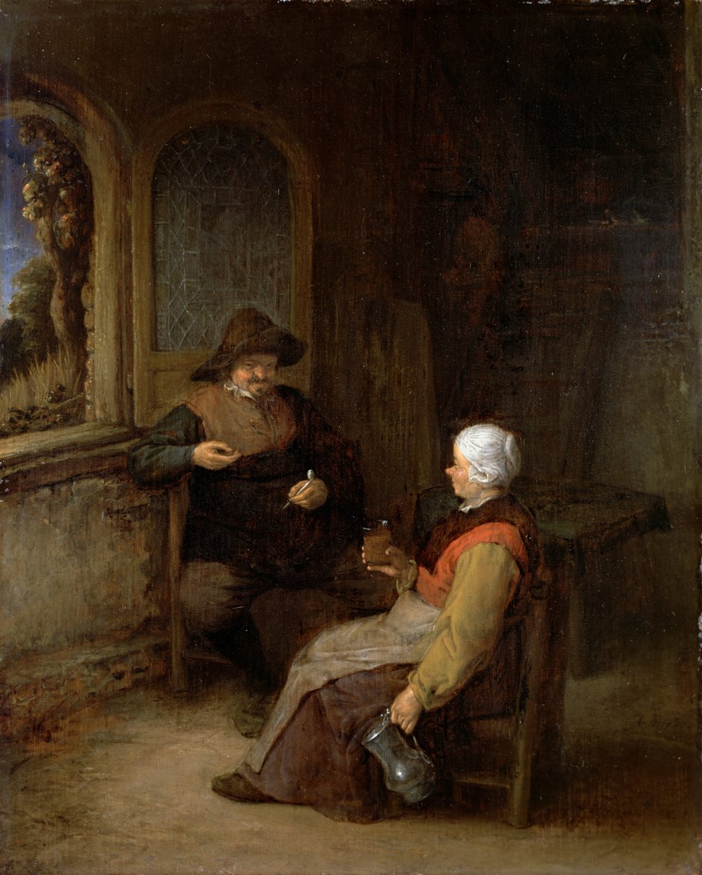 Interior of a Cottage av Adriaen Jansz. van Ostade